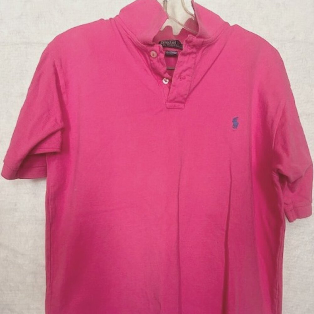 Polo by Ralph Lauren Pink Golf Casual Polo Shirt Men's Large